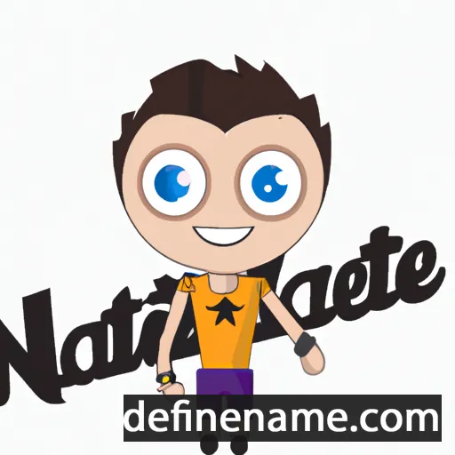 cartoon of the name Nataníel