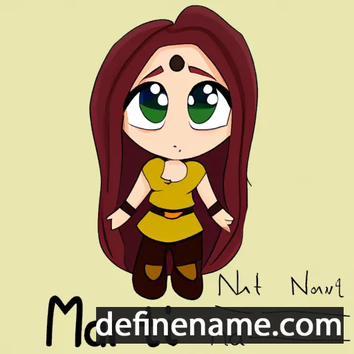 cartoon of the name Natari