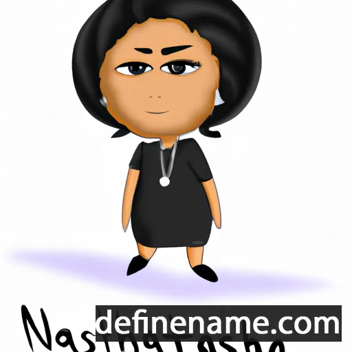 cartoon of the name Natashia