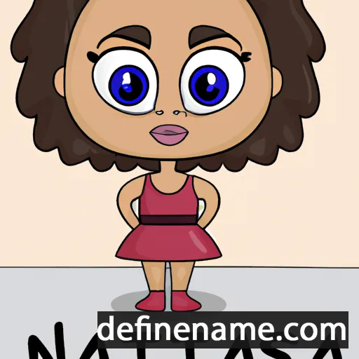 cartoon of the name Natassa