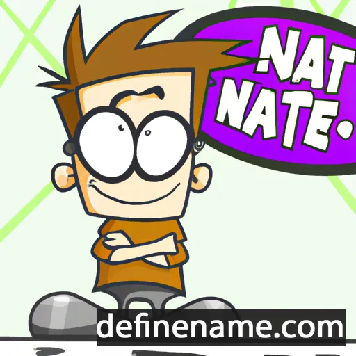 cartoon of the name Nates