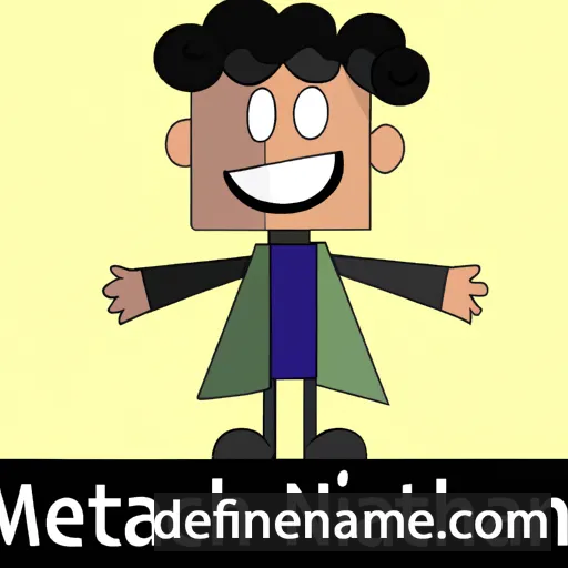 cartoon of the name Nathan-melech