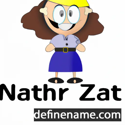 cartoon of the name Natzaret