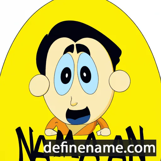 cartoon of the name Nauman