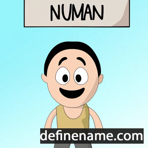 cartoon of the name Nauman