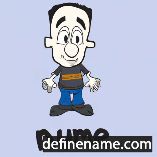 cartoon of the name Naume