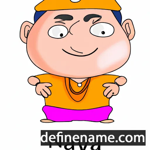 cartoon of the name Navbihar