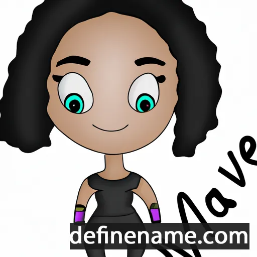 cartoon of the name Navea