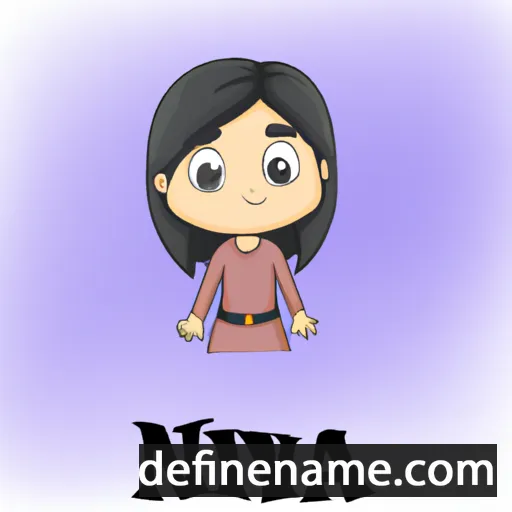 cartoon of the name Navina