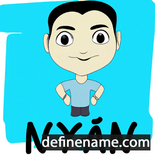 cartoon of the name Nayan