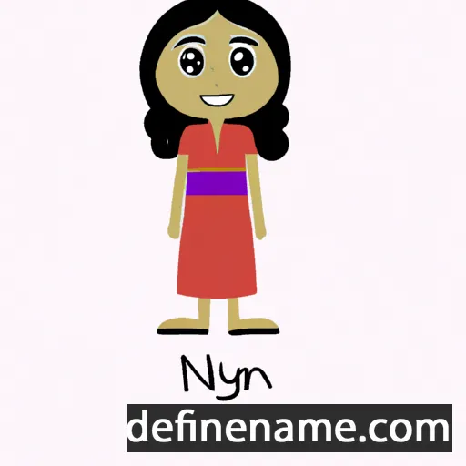 cartoon of the name Nayani