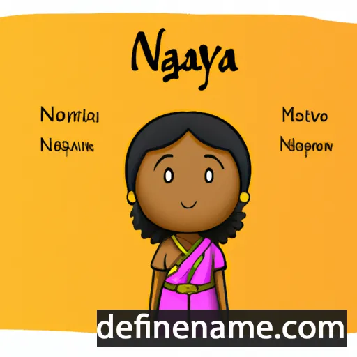 cartoon of the name Nayanika