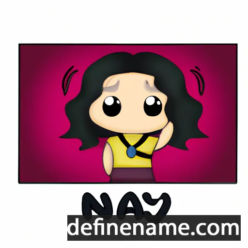 cartoon of the name Nayu