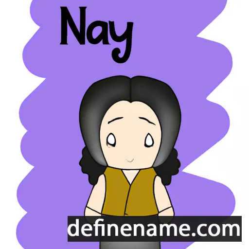 cartoon of the name Nayu