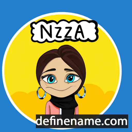 cartoon of the name Nazriya