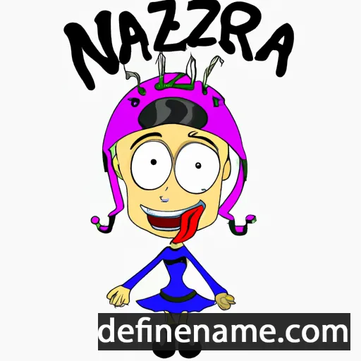 cartoon of the name Nazzarena