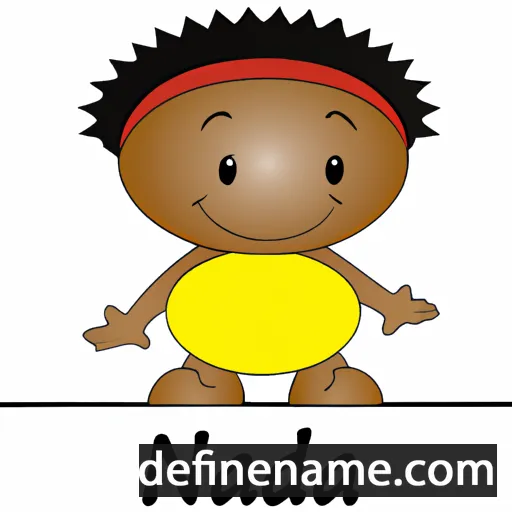 cartoon of the name Ndaba