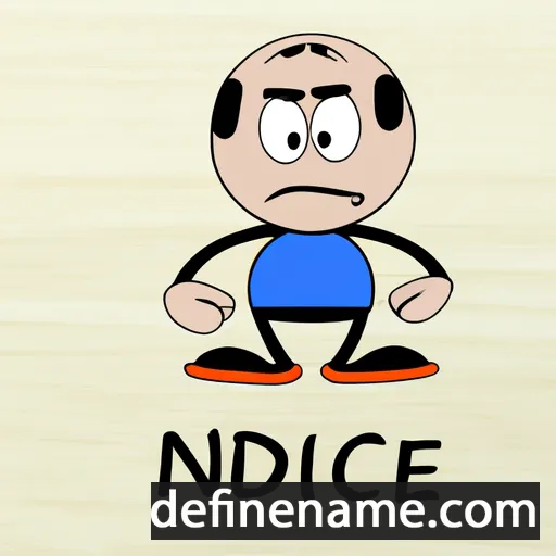 cartoon of the name Ndriçim