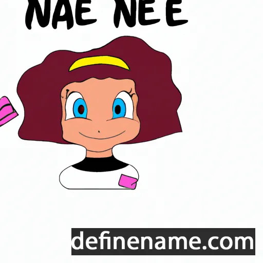 cartoon of the name Néanne