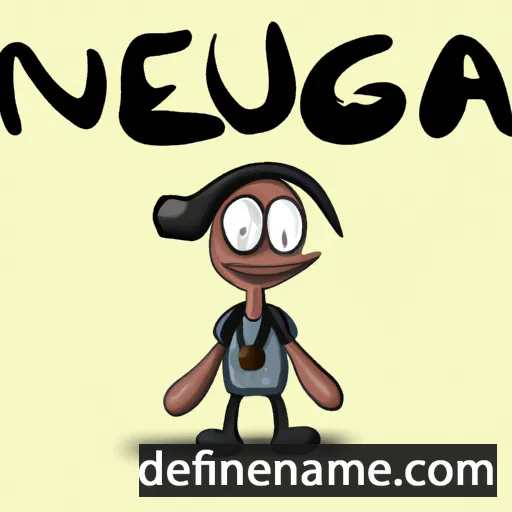 cartoon of the name Neagu