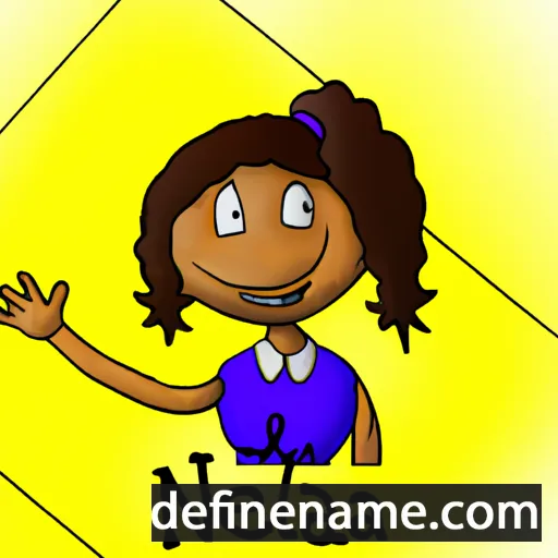 cartoon of the name Neala