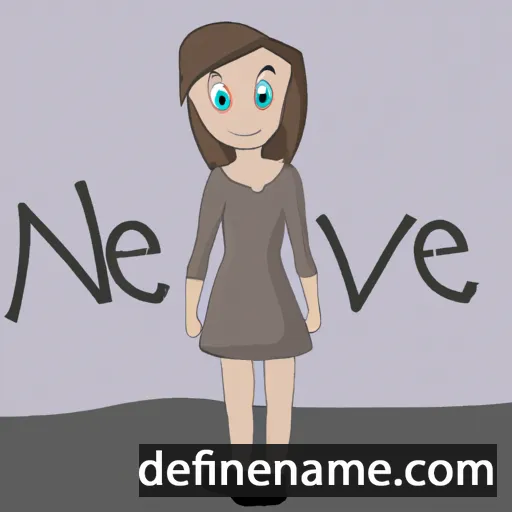 cartoon of the name Neave