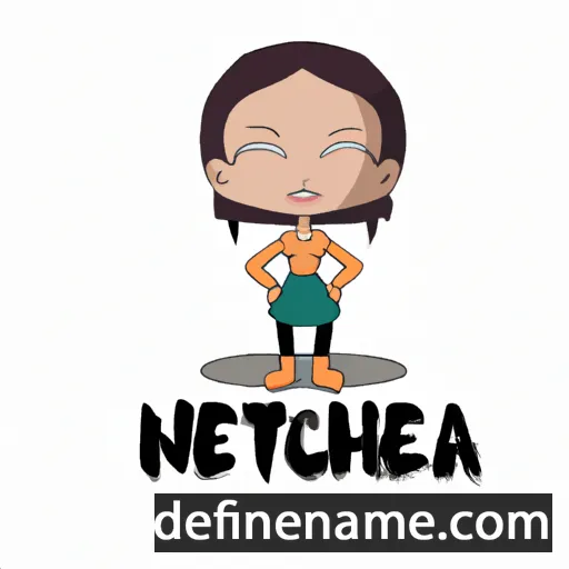 cartoon of the name Nechita