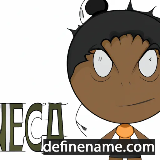 Necia cartoon