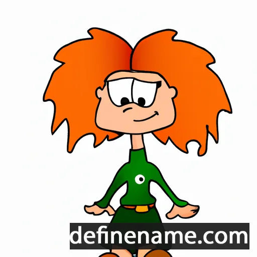 cartoon of the name Nedda