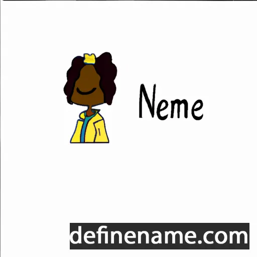 cartoon of the name Néhémie