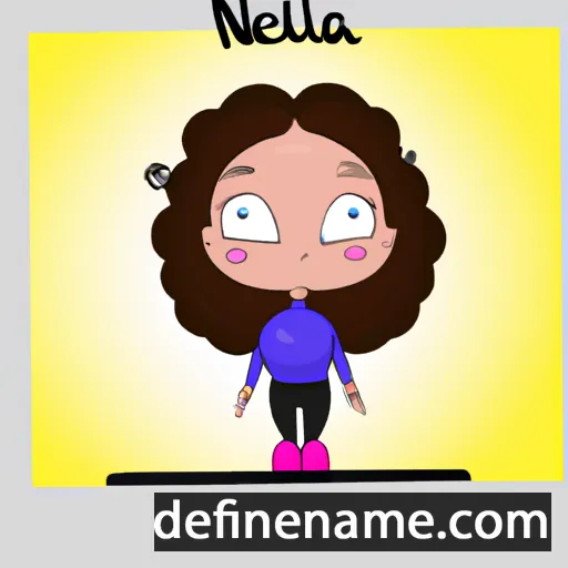 Nélia cartoon