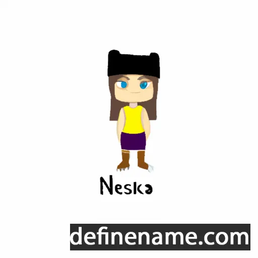 Néska cartoon