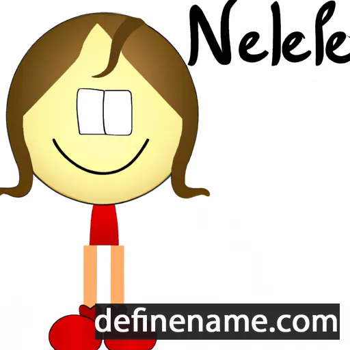 cartoon of the name Neelke