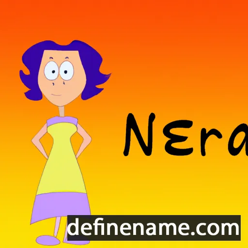 cartoon of the name Neera