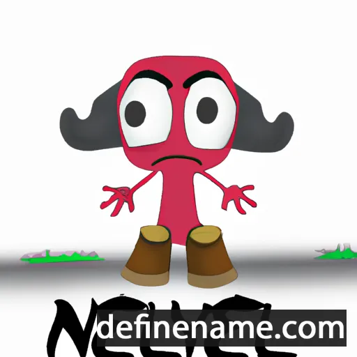 cartoon of the name Neeyl