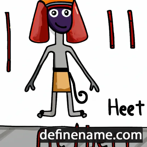 Neferhotep cartoon