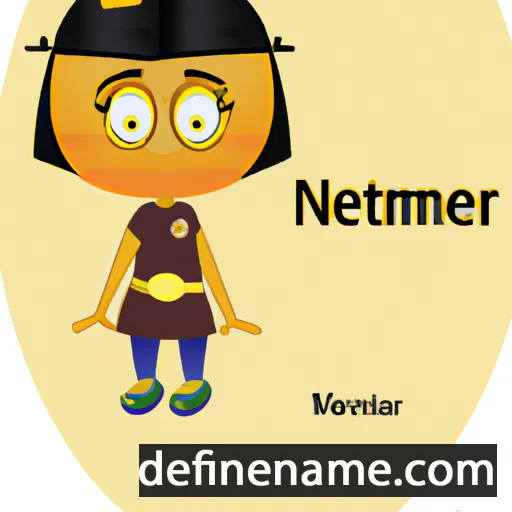 cartoon of the name Nefermaat