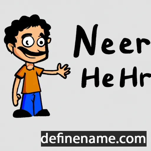 cartoon of the name Nehar