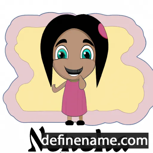 cartoon of the name Nehemiya