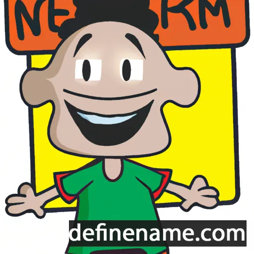 cartoon of the name Neimar