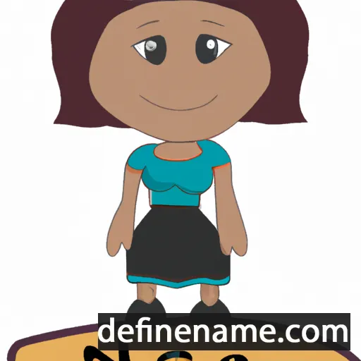 cartoon of the name Neina