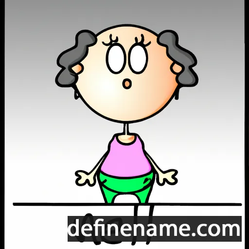 cartoon of the name Nel