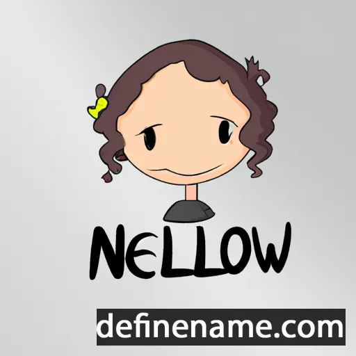 cartoon of the name Nellwyn