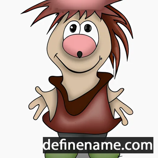 cartoon of the name Nenemehki