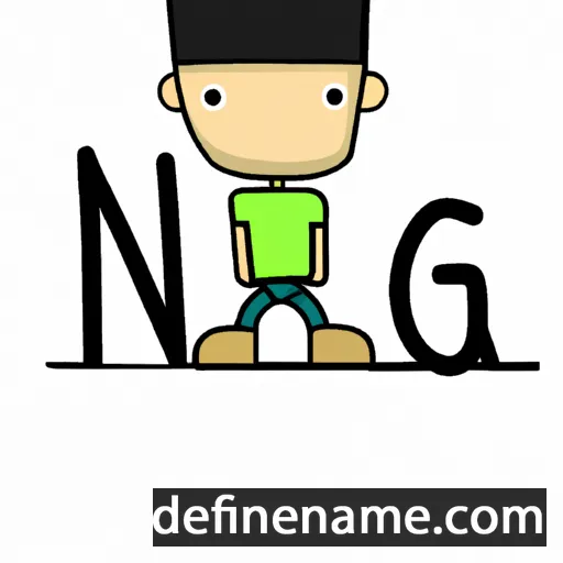 cartoon of the name Neng