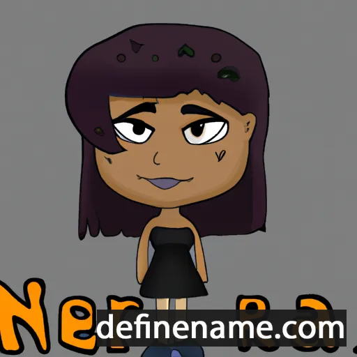 cartoon of the name Neria