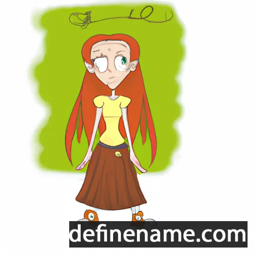 cartoon of the name Nerilė