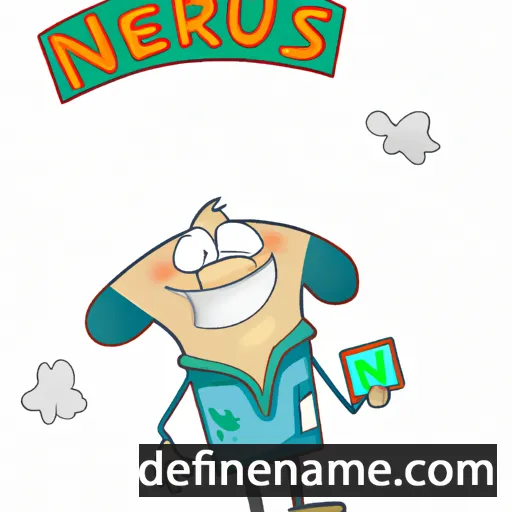 cartoon of the name Nerius