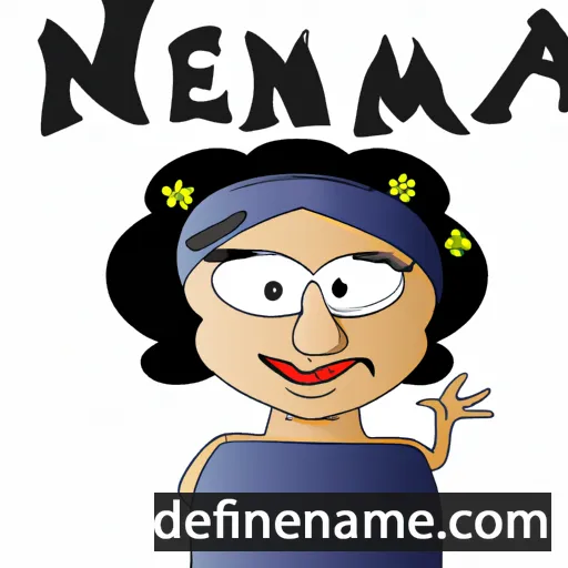 cartoon of the name Nermana