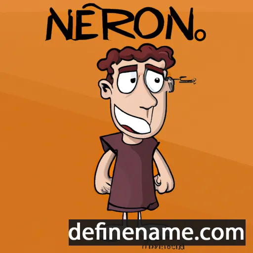 cartoon of the name Neron